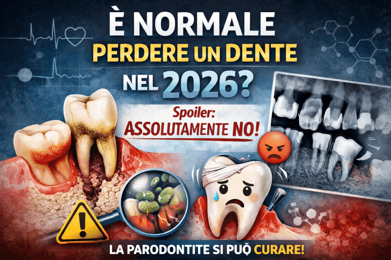 È normale perdere un dente nel 2026? Assolutamente no